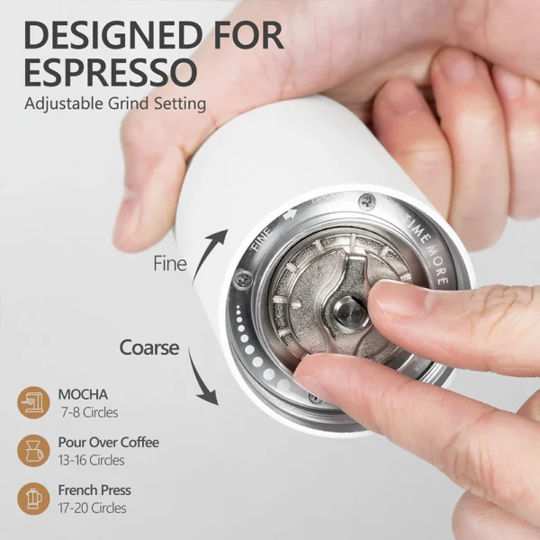Moedor de Café Profissional Timemore Chestnut C3S