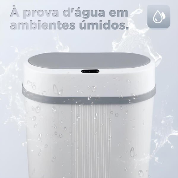 Lixeira 12L com Sensor de Movimento