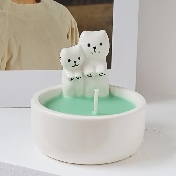 Porta Velas de Animais em Cerâmica