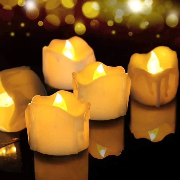 Velas Derretidas em LED