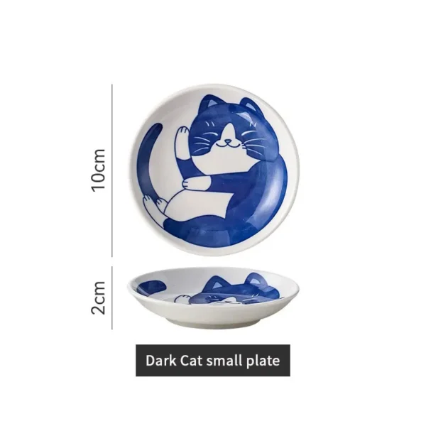 Pratos de Gatinhos em Porcelana para Molhos