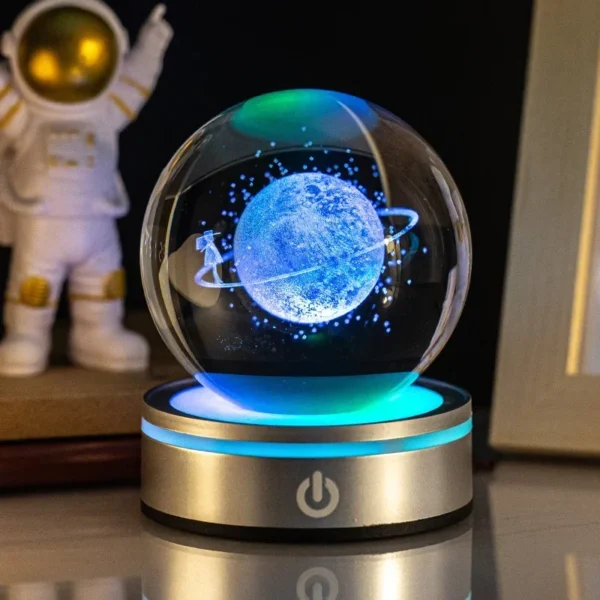 Coleção de Bolas Iluminadas de Planetas