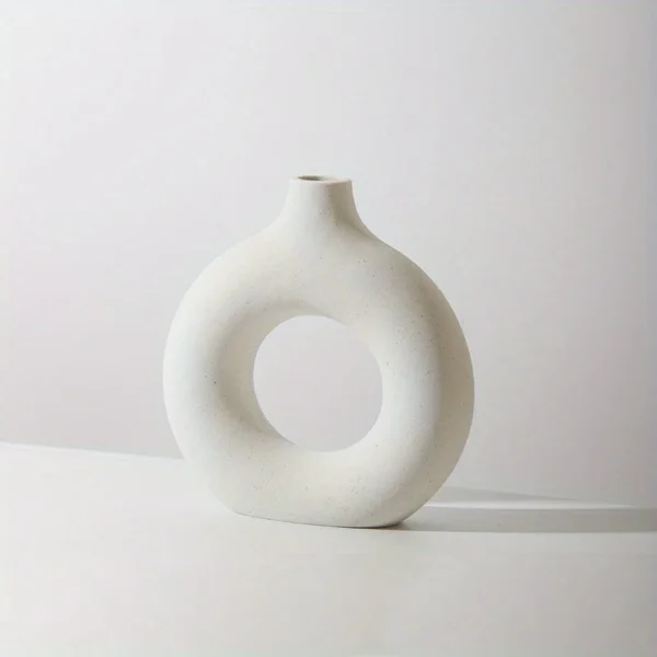 Vaso Toro em Cerâmica para Arranjos