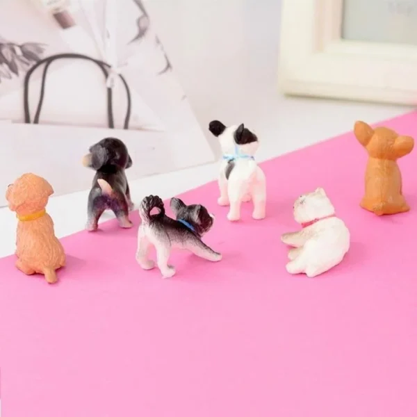 Conjunto de Filhotinhos em Miniatura