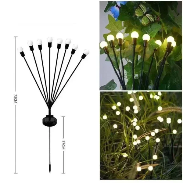 Conjunto de Luzes Solares Bola