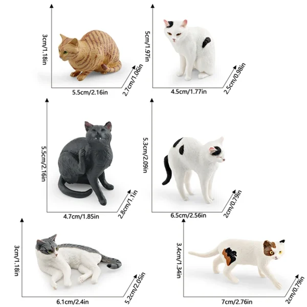 Coleção de Miniaturas de Gatinhos