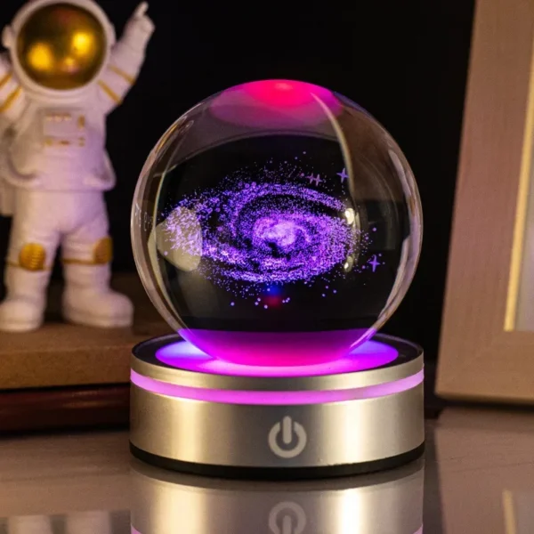 Coleção de Bolas Iluminadas de Planetas