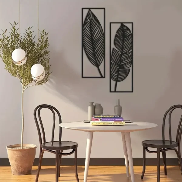 Conjunto de Folhas Decorativas para Parede