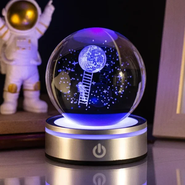 Coleção de Bolas Iluminadas de Planetas