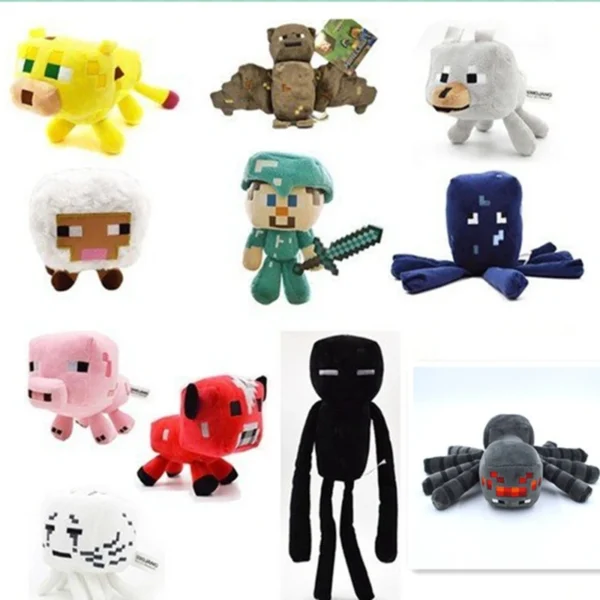Pelúcias do Minecraft