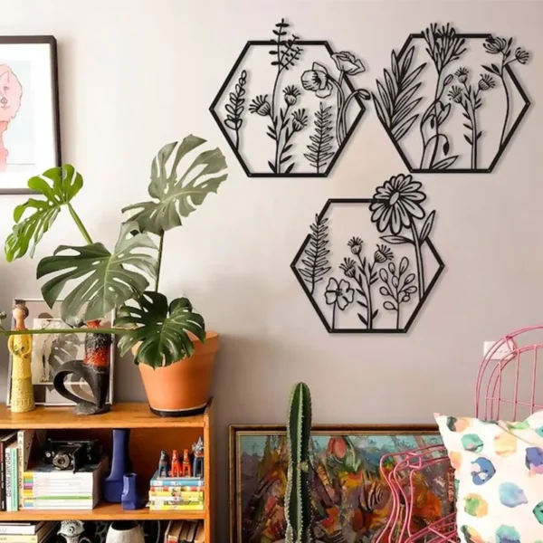 Decoração em Arte Floral para Parede