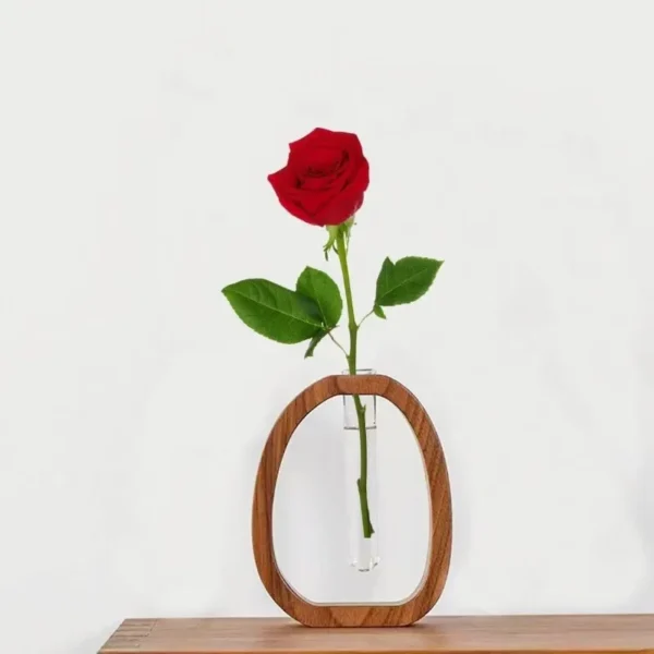 Suporte em Madeira para Flores