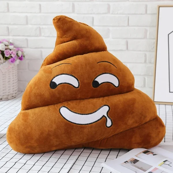 Almofada Poop de Pelúcia