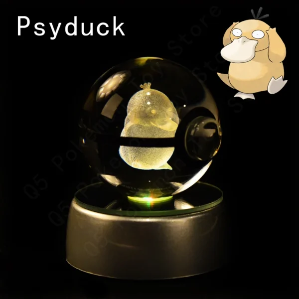 Coleção Pokémon em 3D de Bolas Iluminadas