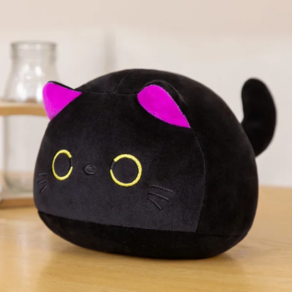 Pelúcia de Gato em Forma de Bolinha