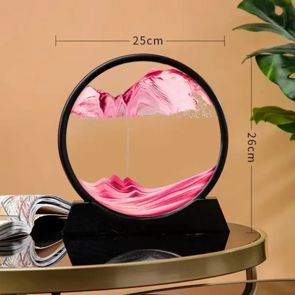 Ampulheta com Movimento Liquido em 3D