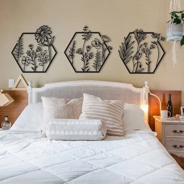 Decoração em Arte Floral para Parede