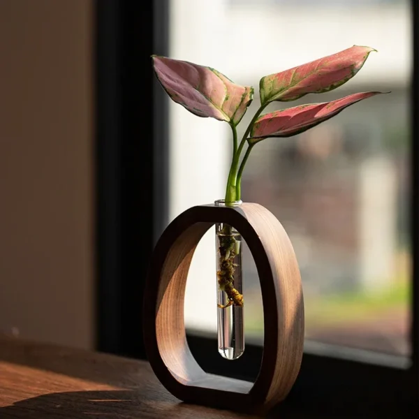 Suporte em Madeira para Flores