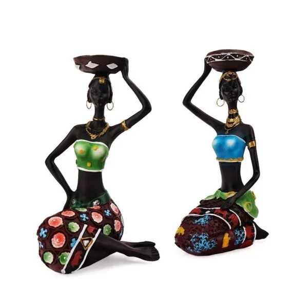 Castiçais de Mulheres Africanas