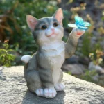 Lanterna Solar de Gatinho
