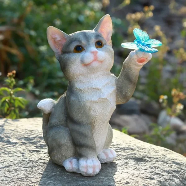 Lanterna Solar de Gatinho