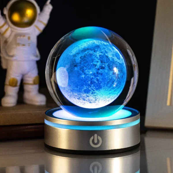 Coleção de Bolas Iluminadas de Planetas