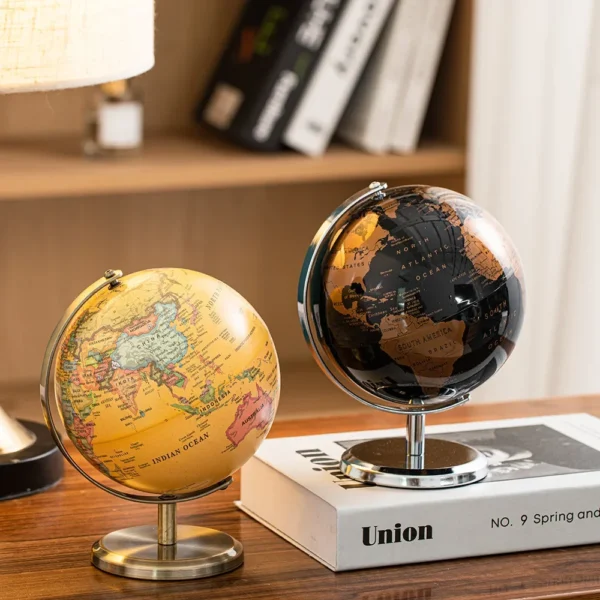 Decoração de Globo Retro em Metal