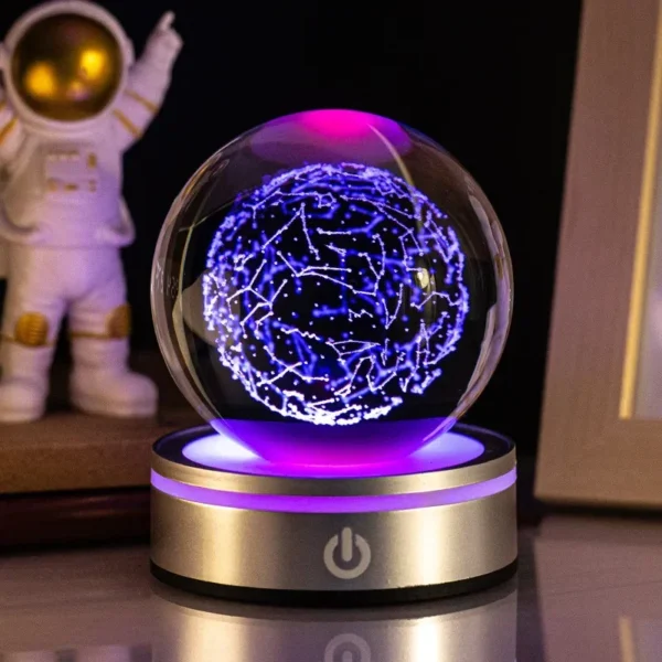 Coleção de Bolas Iluminadas de Planetas