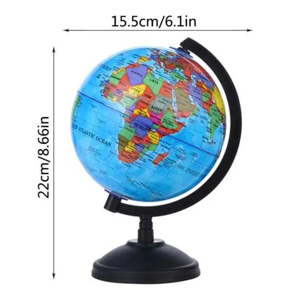Globo Mapa-Múndi Tradicional