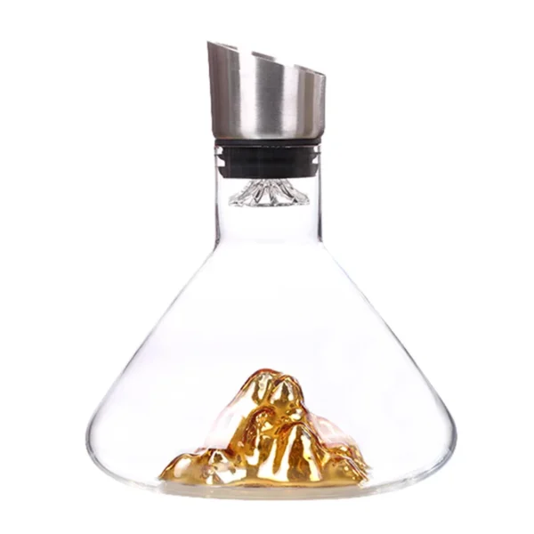 Decanter para Vinho com Decoração de Iceberg