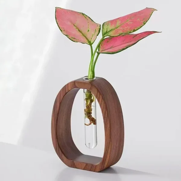 Suporte em Madeira para Flores