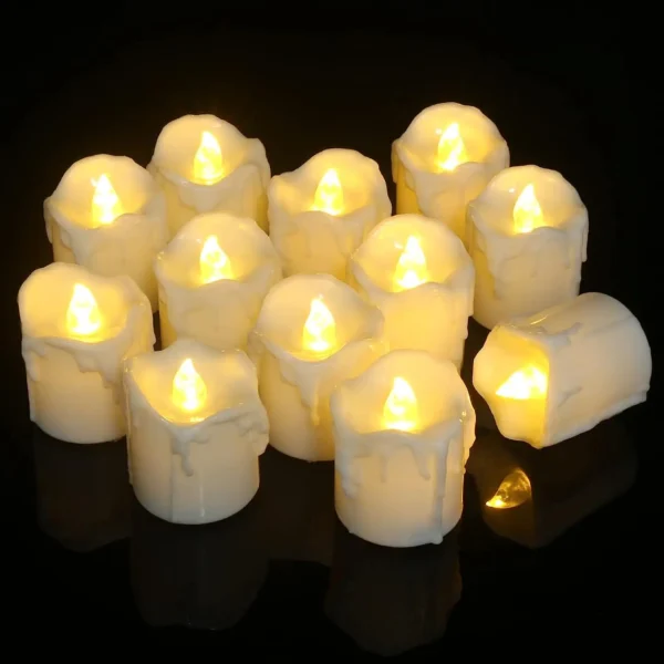 Conjunto de Velas Derretidas em LED