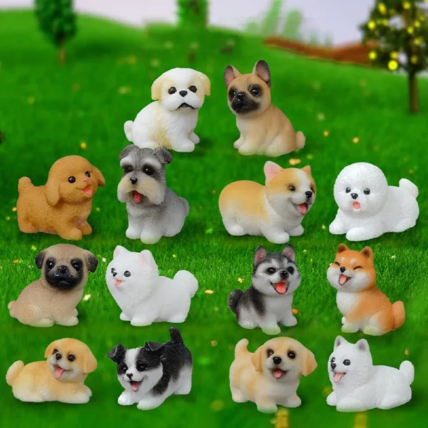 Coleção de Miniaturas de Filhotinhos