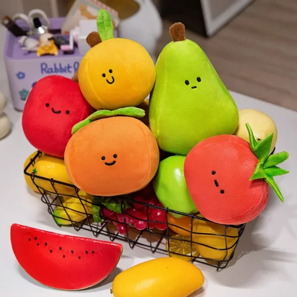 Pelúcias Animadas de Frutas