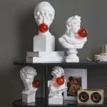 Estátua Soprando Bolhas