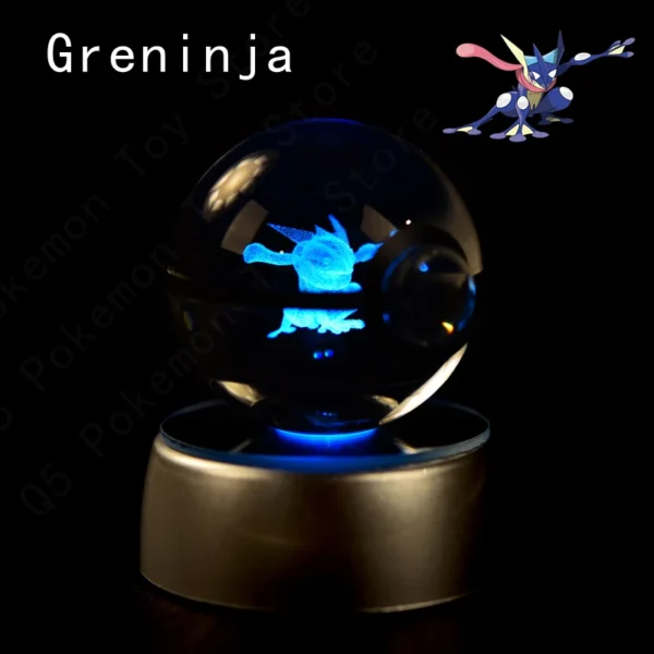 Coleção Pokémon em 3D de Bolas Iluminadas