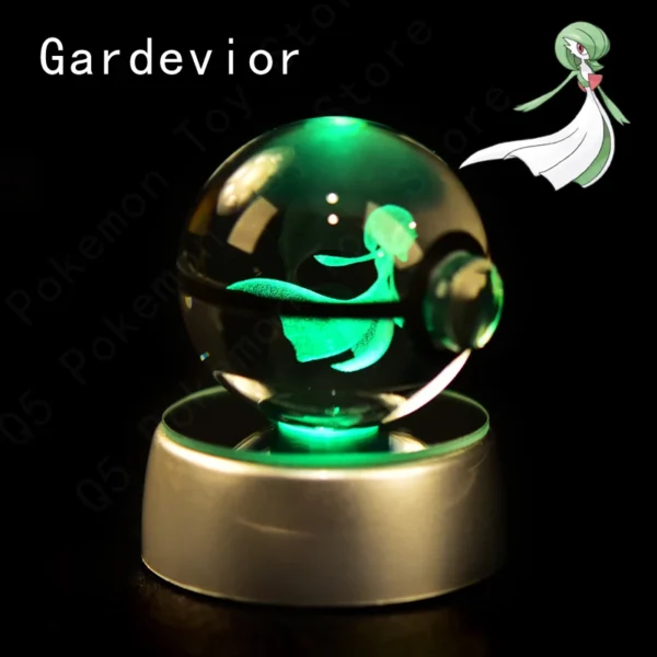 Coleção Pokémon em 3D de Bolas Iluminadas