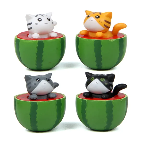 Miniaturas de Gatinhos em Melancias