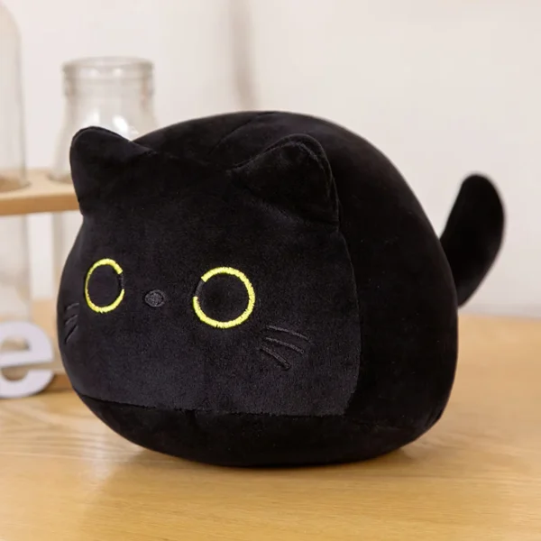 Pelúcia de Gato em Forma de Bolinha
