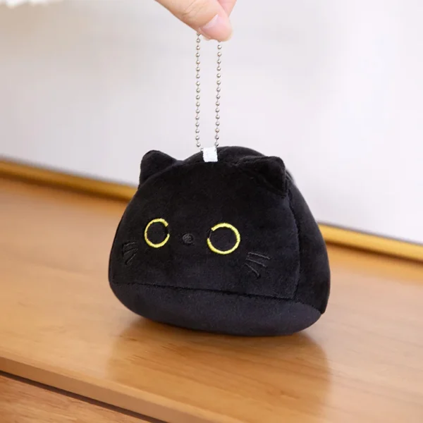 Pelúcia de Gato em Forma de Bolinha
