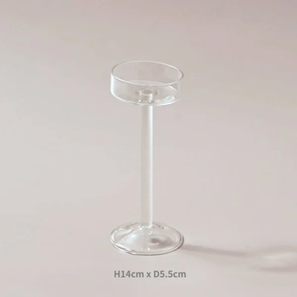 Castiçal de Vidro para Velas