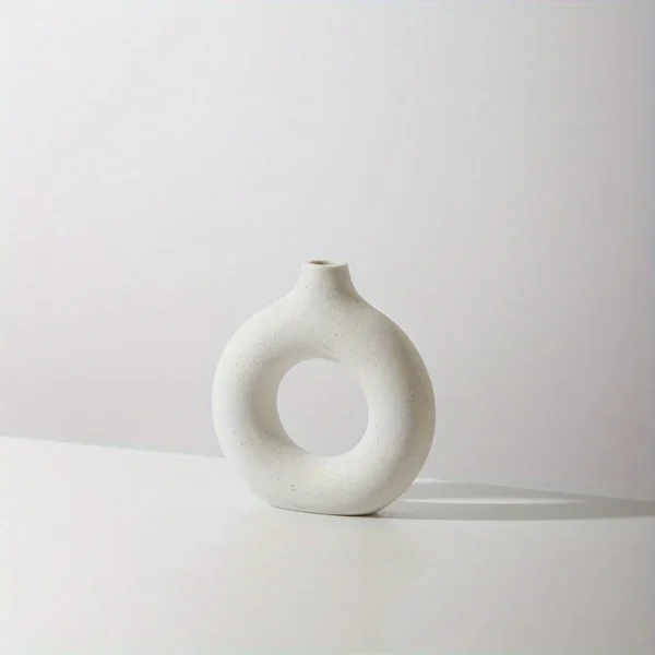 Vaso Toro em Cerâmica para Arranjos