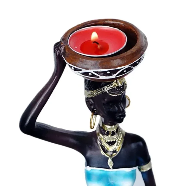 Castiçais de Mulheres Africanas