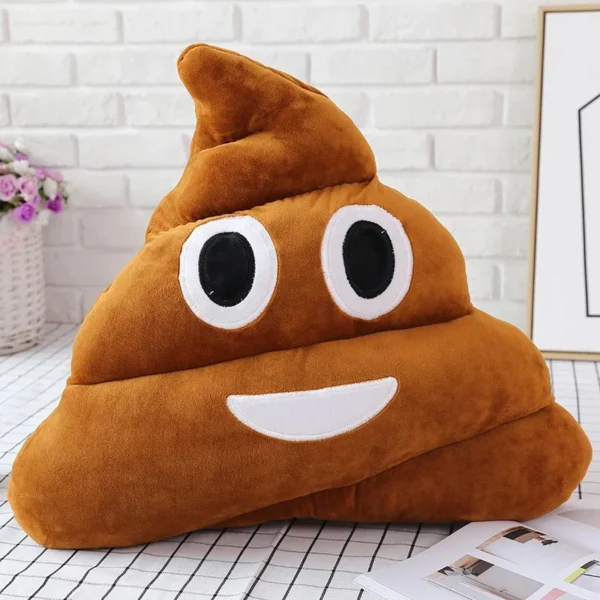 Almofada Poop de Pelúcia