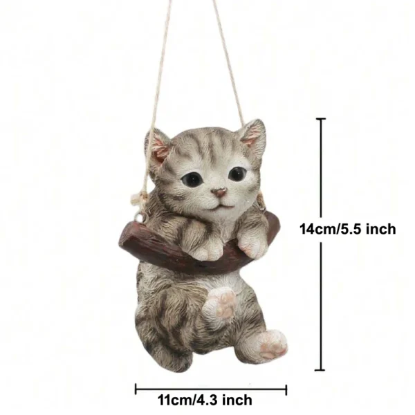 Decoração de Cachorrinho e Gatinho no Balanço