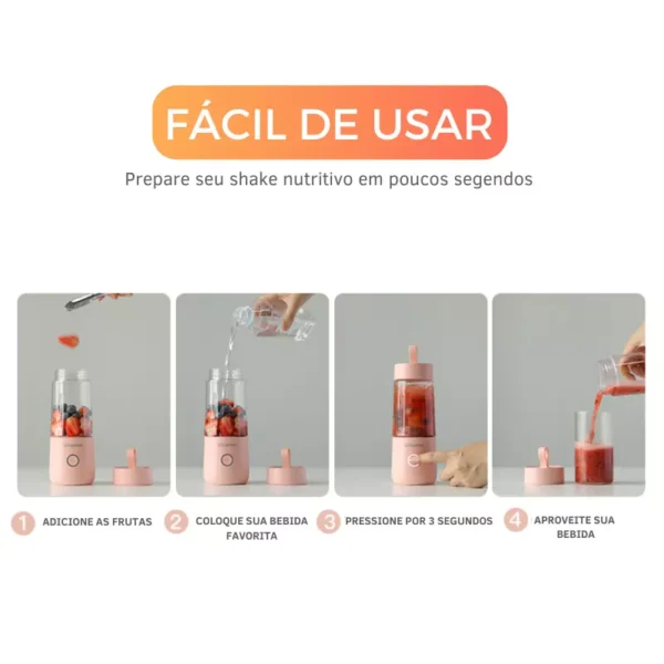 Copo Elétrico Portátil Vitamer