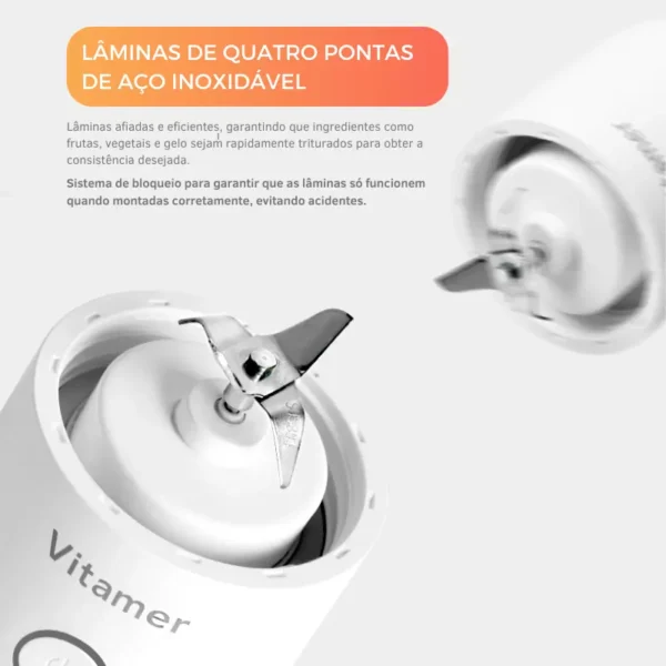 Copo Elétrico Portátil Vitamer