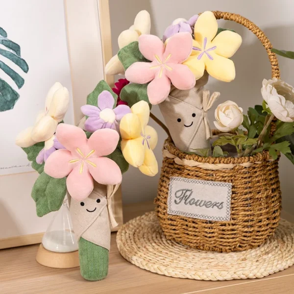 Pelúcia de Buquê de Flores