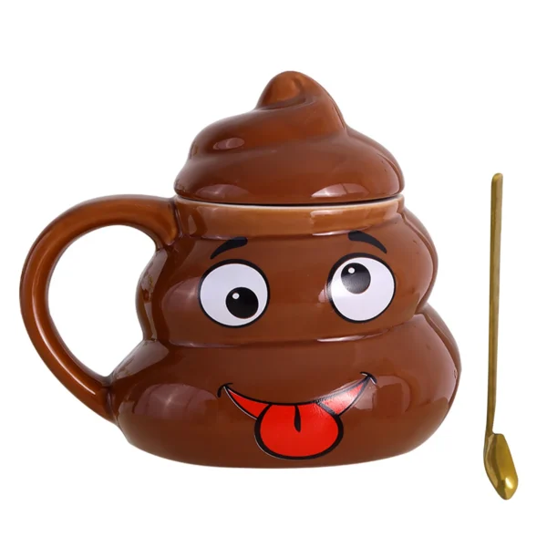 Xícara Poop em Cerâmica