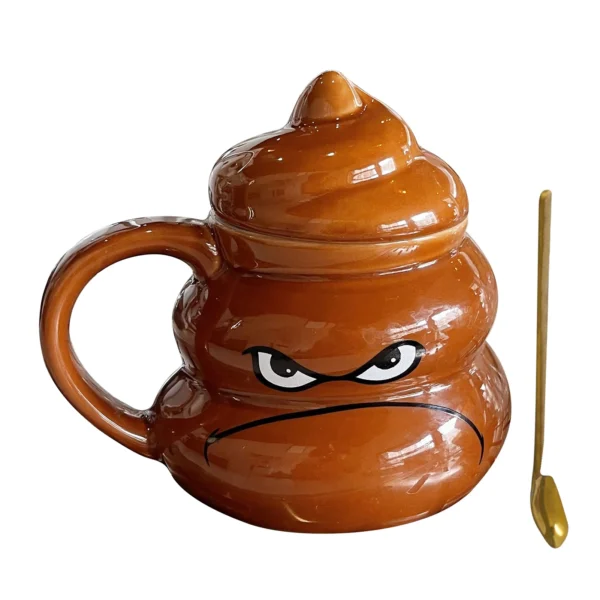 Xícara Poop em Cerâmica